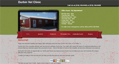 Desktop Screenshot of durbinvetclinic.com